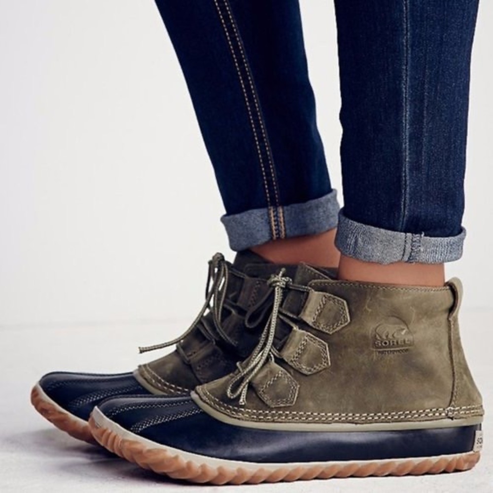 Sorel Out 'N About Boots Original Sage Sz 7